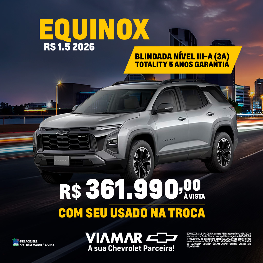 Oferta banner destaque EQUINOX RS